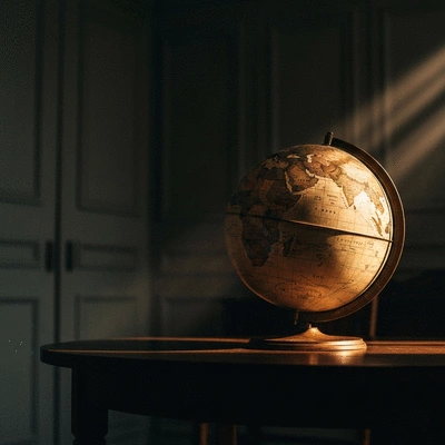 Graph or chart showing return on investment for local businesses, clean design