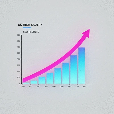 Graph showing SEO results and growth over time, illustrating long-term investment